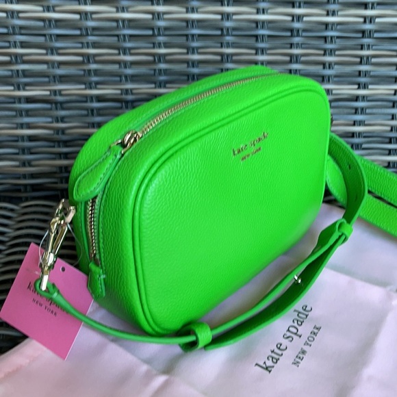 Kate Spade Astrid Oval Crossbody Leather Bag Peach Melba - Picture 12 of 16